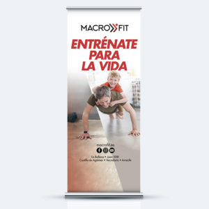 Macrofit gimnasio roll up
